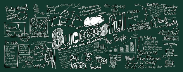 Illustration of successful concept