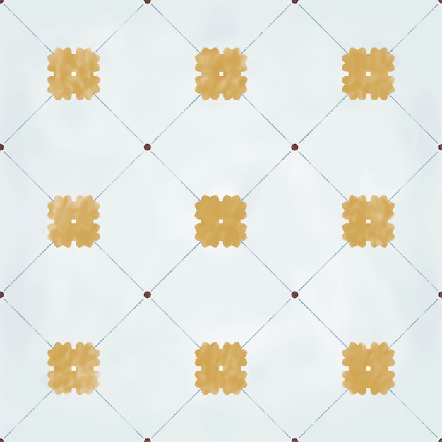 Free Vector illustration of tiles textured pattern