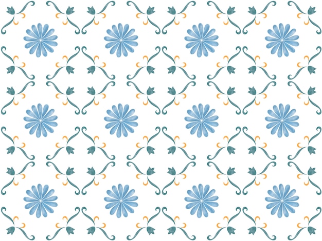 Illustration of tiles textured pattern