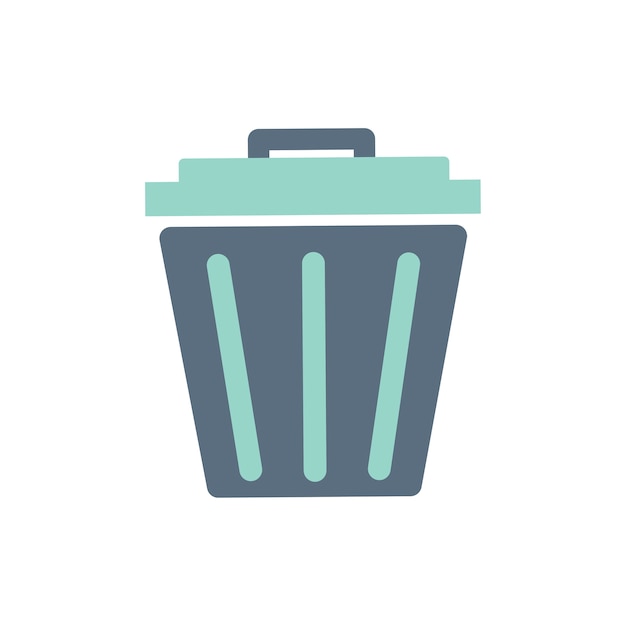 Free Vector illustration of trash bin icon