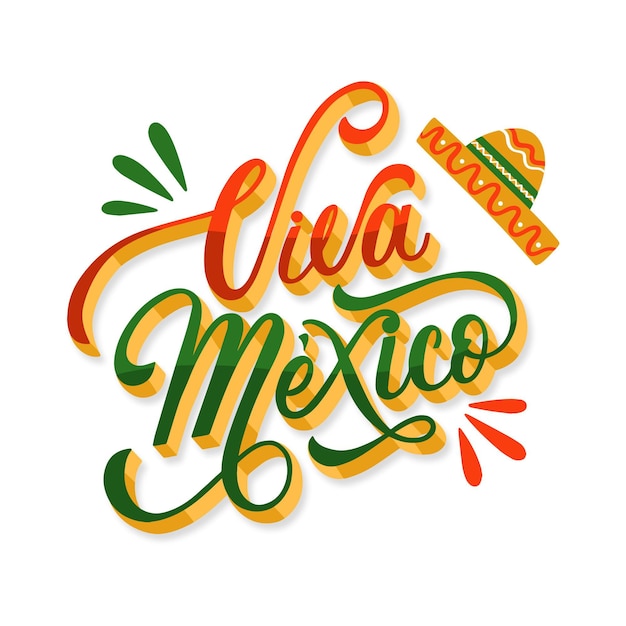 Independencia de méxico - lettering