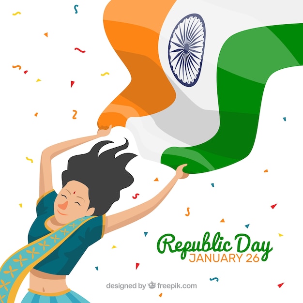 Free vector india republic day