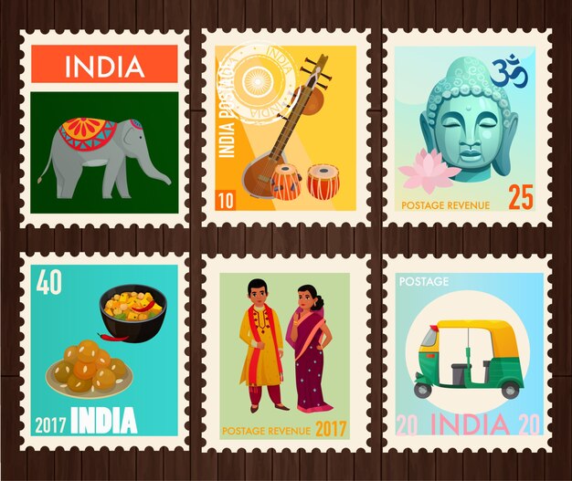 India stamp collection