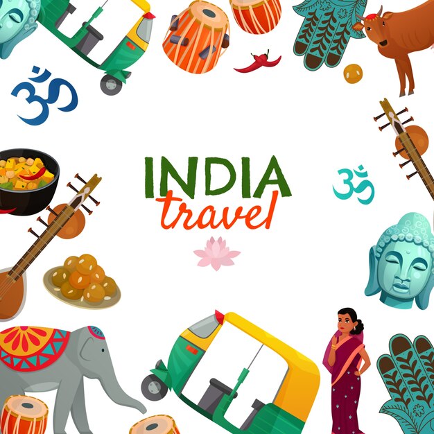 India travel background