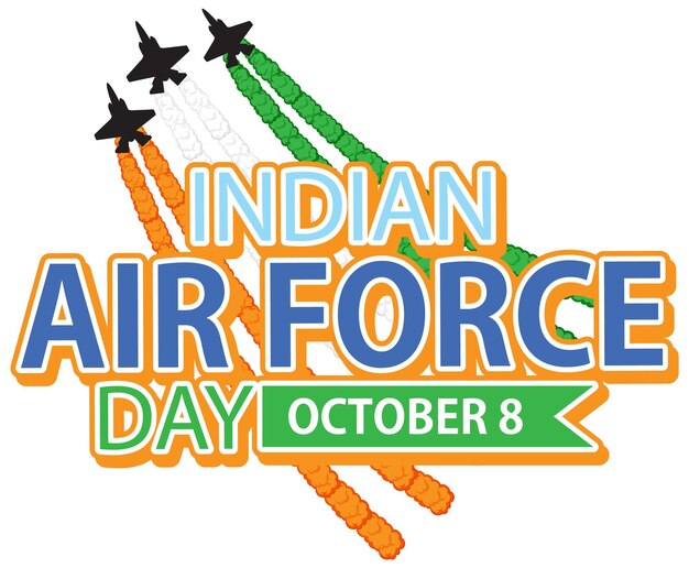 Indian Air Force Day Poster Design