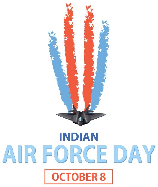 Indian Air Force Day Poster Design