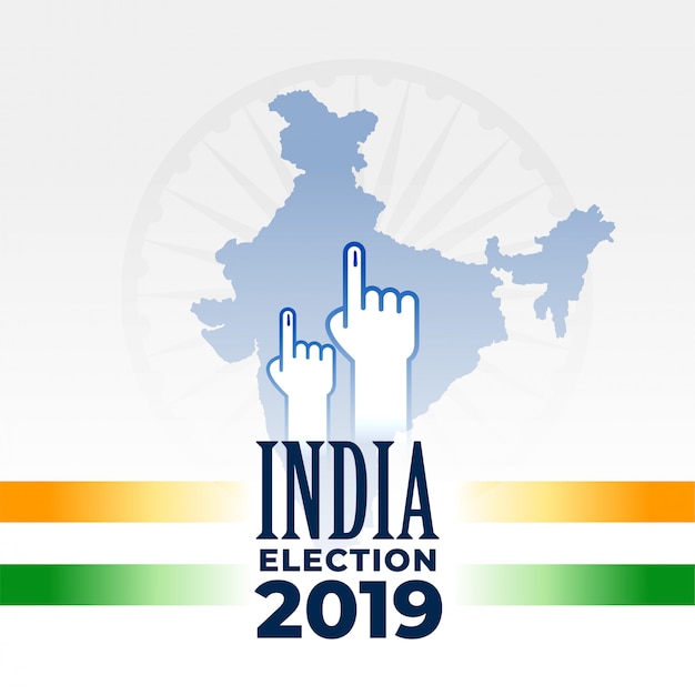 Indian election 2019 banner design