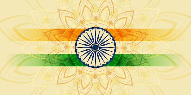 Indian happy independence day holiday banner