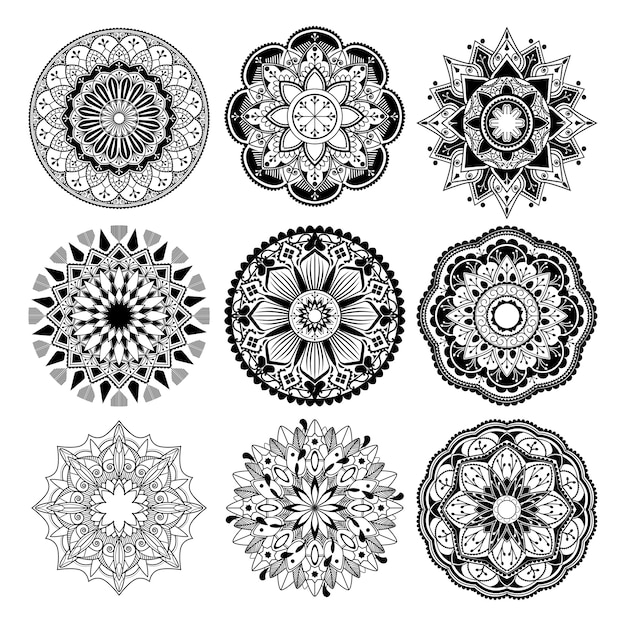 Free Vector indian mandala design