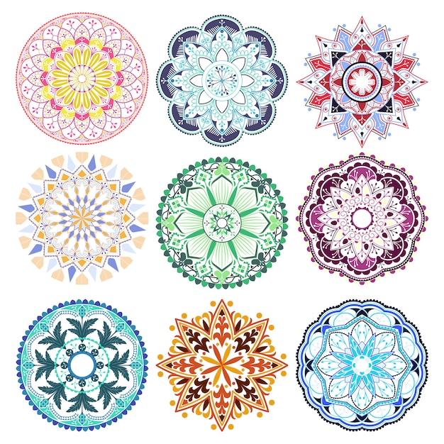 Free Vector indian mandala design