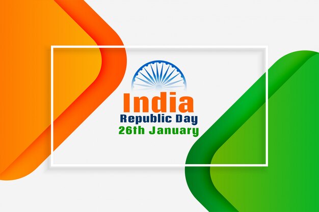 Indian national republic day creative design