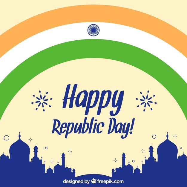 Indian republic day background