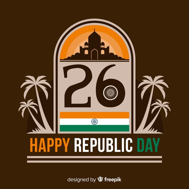 Indian republic day background