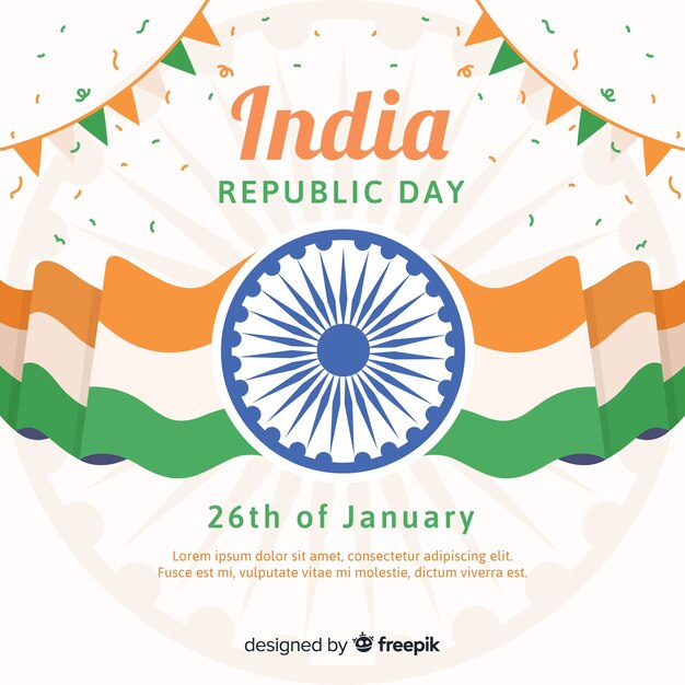 Indian republic day background