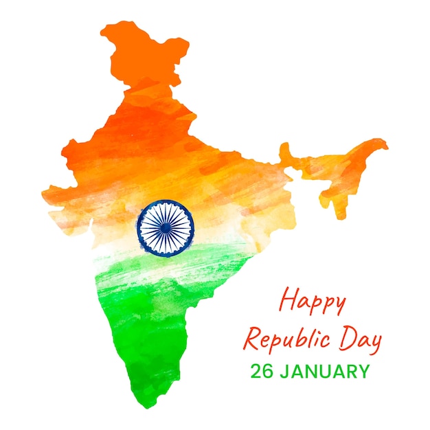 Free vector indian republic day background