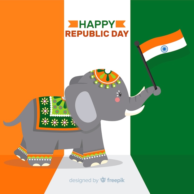 Indian republic day background 