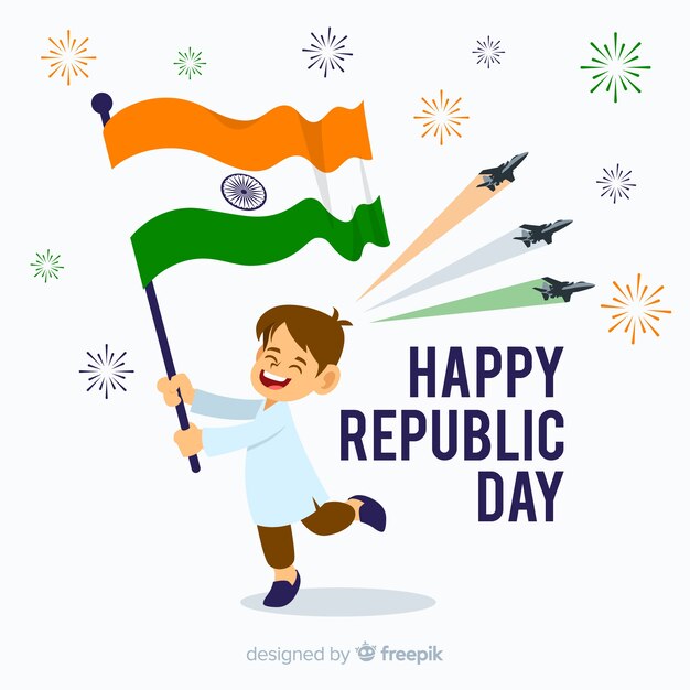 Indian republic day background