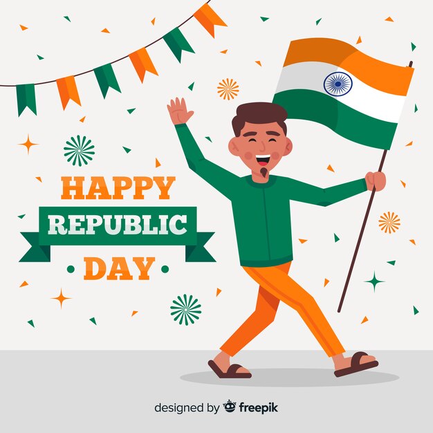 Indian republic day background