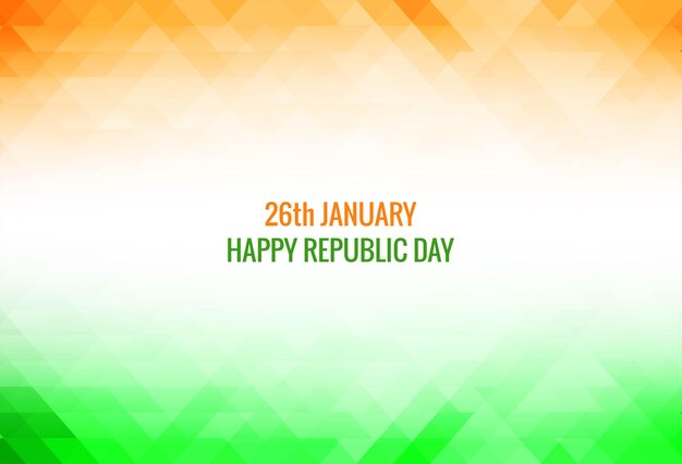 Indian tricolor flag card background