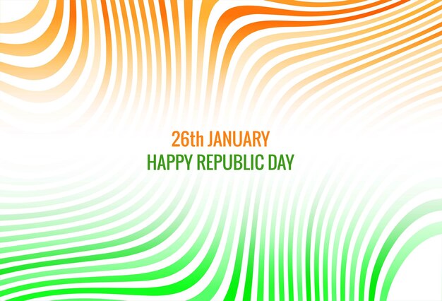 Indian tricolor flag card background