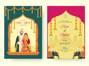 Indian wedding invitations