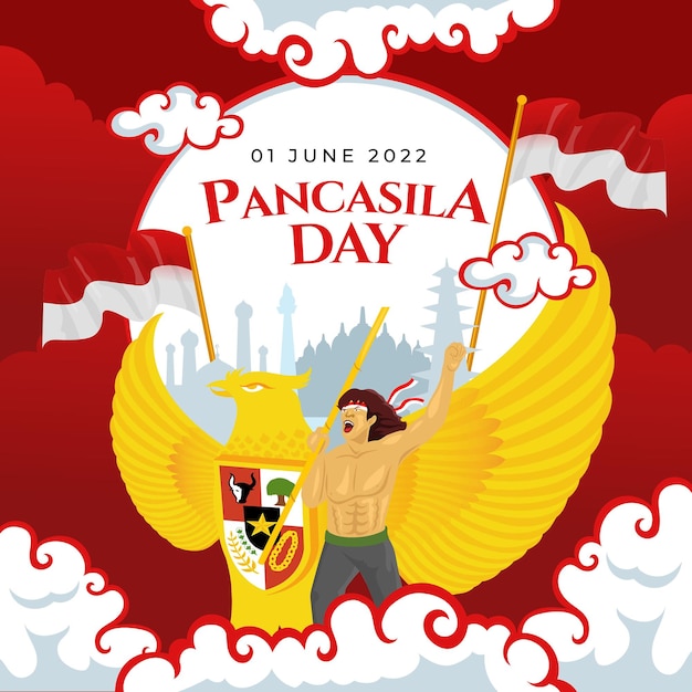 Indonesia's Pancasila day celebration Background