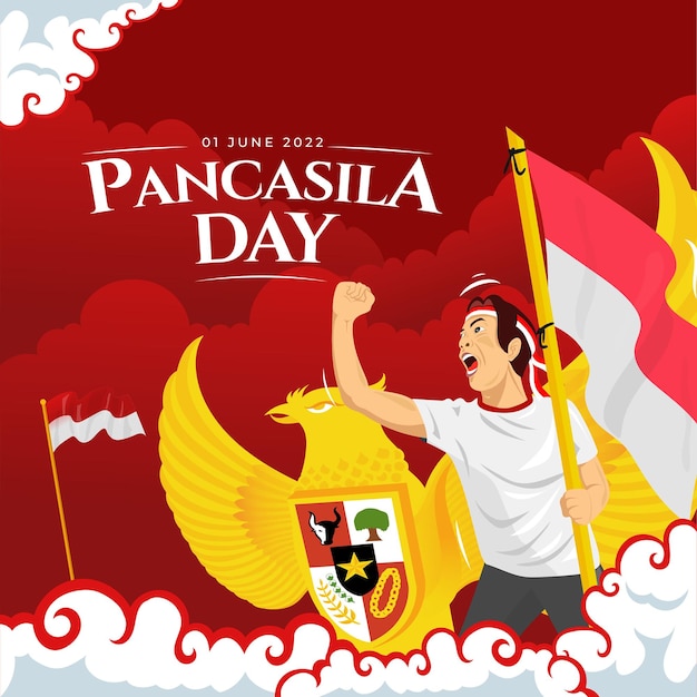 Indonesia's Pancasila day celebration Background