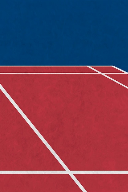 Indoor sport flooring line vector