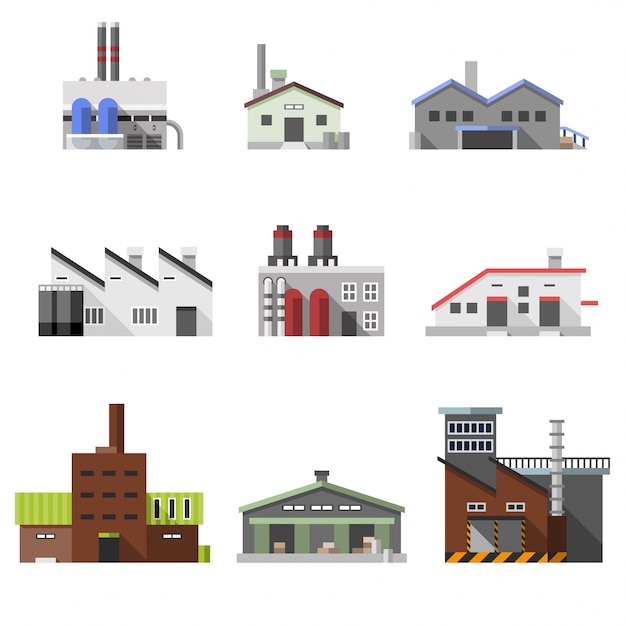 Industrial buildings flat