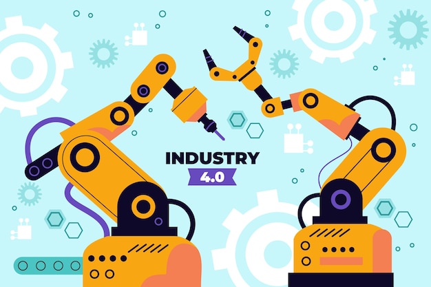 Industry 4.0 background design