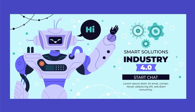 Industry 4.0 banner design