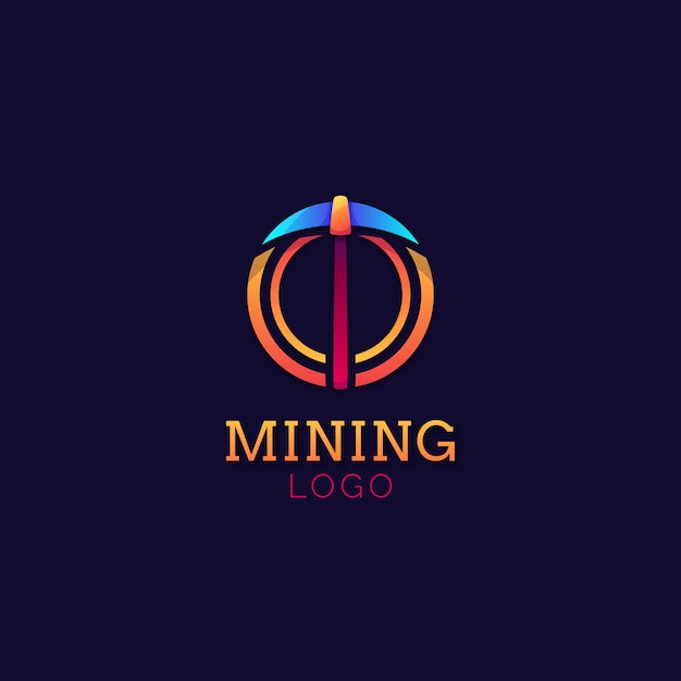 Industry gradient mining logo