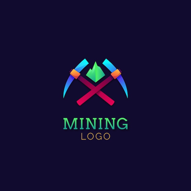 Industry gradient mining logo