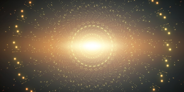 Free Vector  infinite space background. 