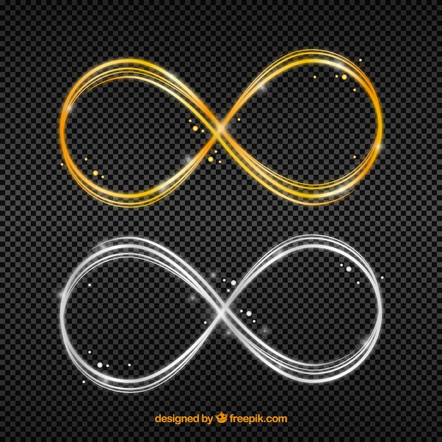 Free Vector infinity lens flare symbol 