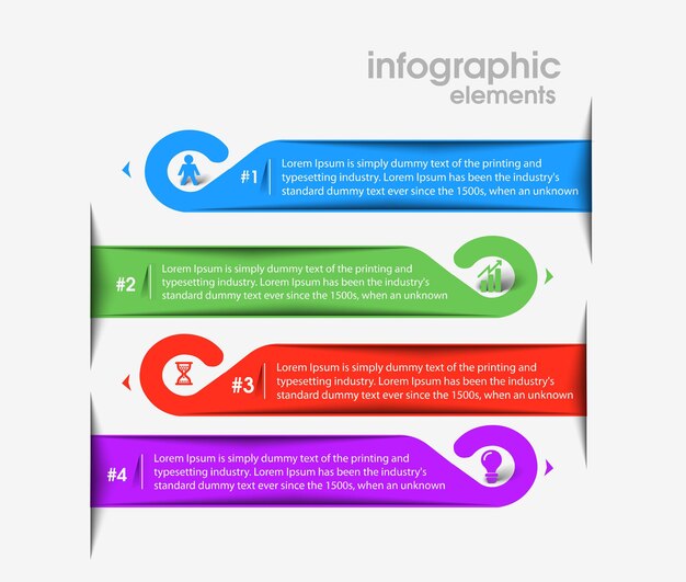 Infographic Abstract Vector Business Template