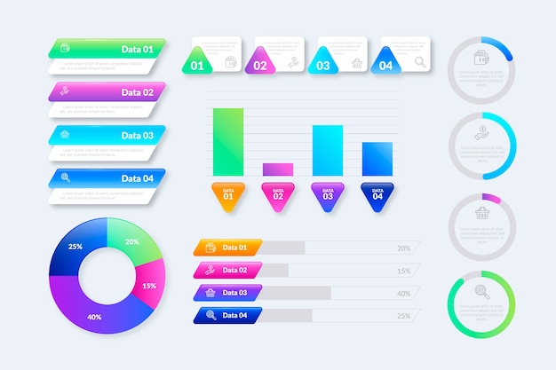 Infographic element collection template