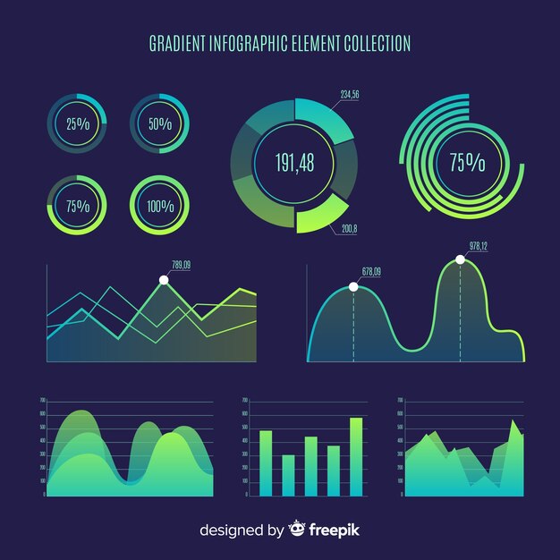 Infographic element collection