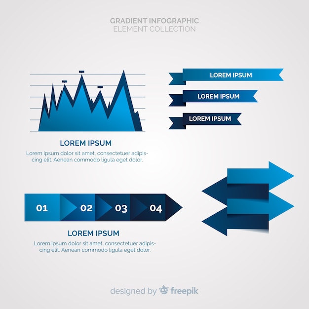 Infographic element collection