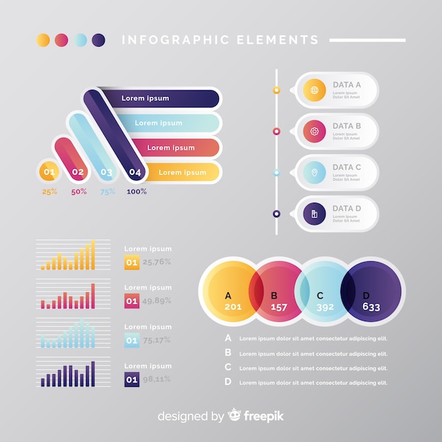 Infographic element collection