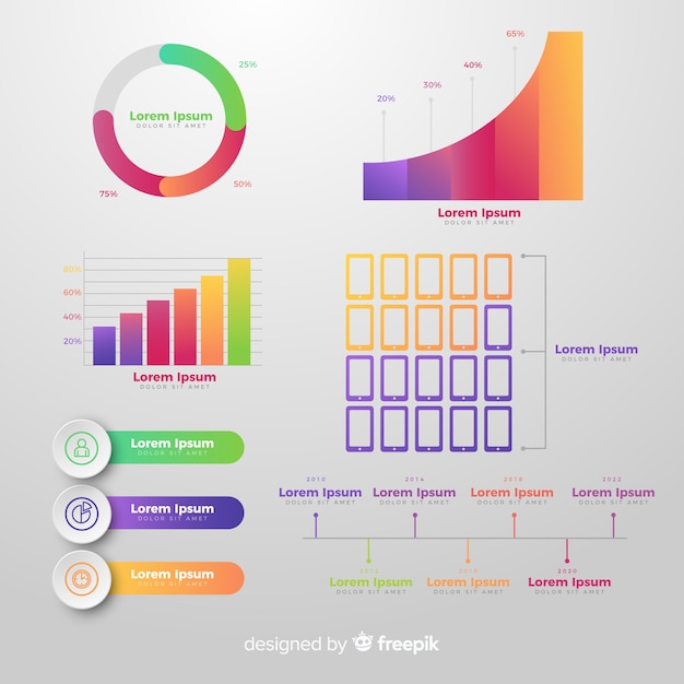 Infographic element collection