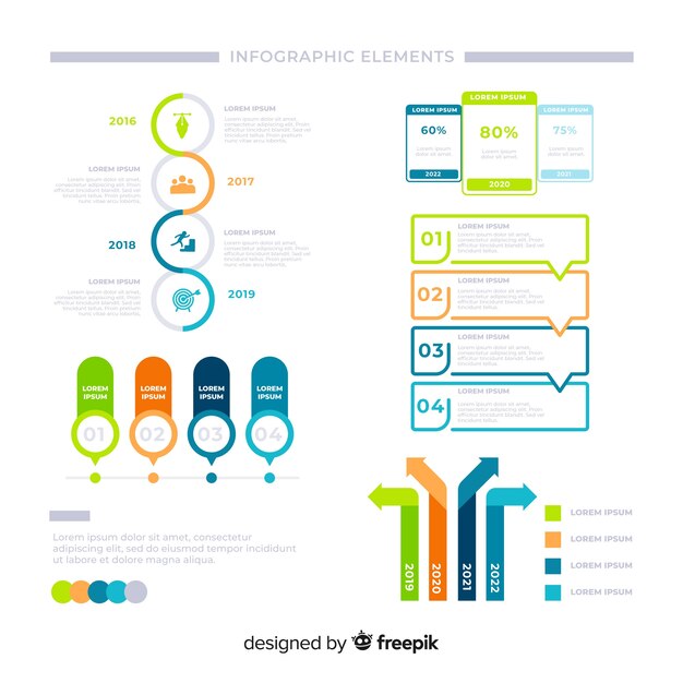 Infographic element collection