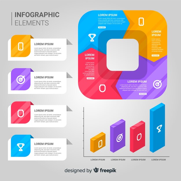 Infographic element collection