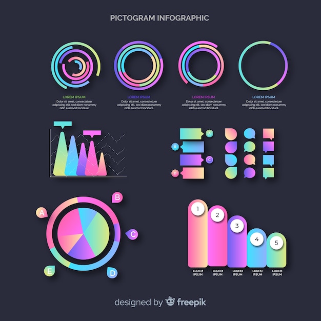 Infographic element collection