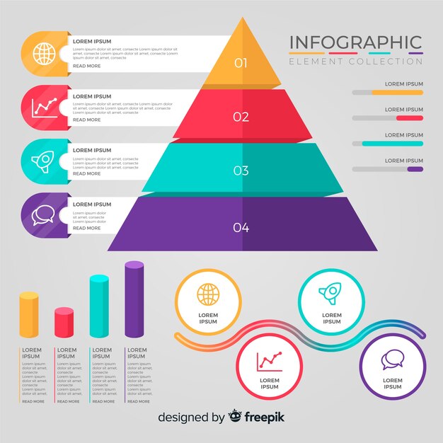 Infographic element collection