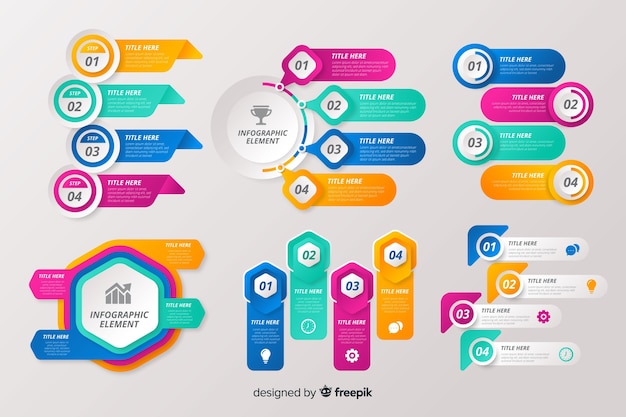 Infographic element collection