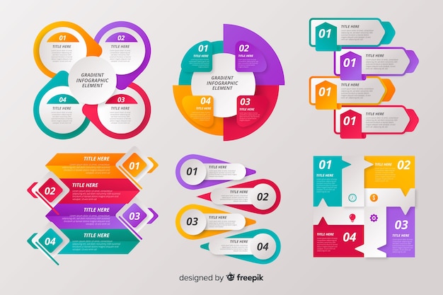 Infographic element collection