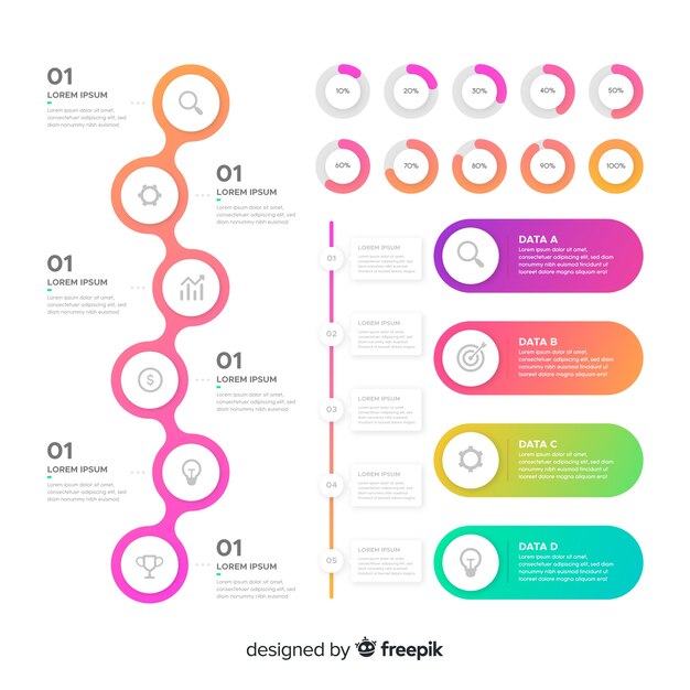 Infographic element collection