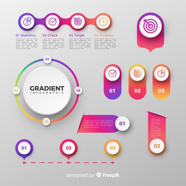 Infographic element collection