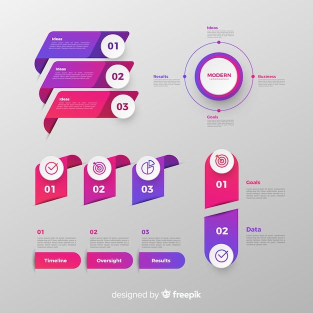 Infographic element collection